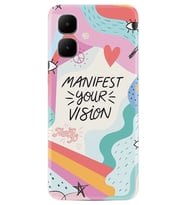 Infinix Smart 10 Kılıf Boutique Baskılı Resimli Manifest Pcode -080