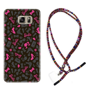 Samsung S7 Edge S20 Fe Plus Ultra S21 S22 Kılıf Boyun Asklı Rasta Silikon Barbie and Shoes 1413