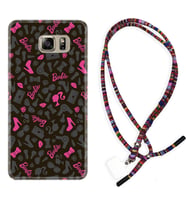 Samsung S7 Edge S20 Fe Plus Ultra S21 S22 Kılıf Boyun Asklı Rasta Silikon Barbie and Shoes 1413