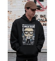 Linkin Park Rock Metal Müzik Grubu Baskılı Unisex Oversize Hoodie