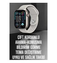 Mey İthalat® Yeni Nesil Akıllı Saat Arama Cevaplama GPS Takibi Adımsayar NFC Özelliği