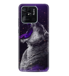 Xiaomi Redmi Note 7 8 9 Pro 10 2022 10 Pro 10S Kılıf Desenli Silikon Purple Leopar 1750