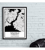 Kişiye Özel Şehir Harita Poster