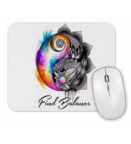 Ying Yang 01 Mouse Pad
