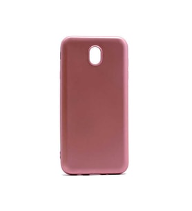Samsung Galaxy J5 Pro Uyumlu Kılıf Zore Premier Silikon Kapak (Rose Gold Altın)