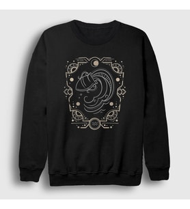 Presmono Unisex Siyah Aquarius Zodiac Hediye Kova Burcu Sweatshirt 526258tt