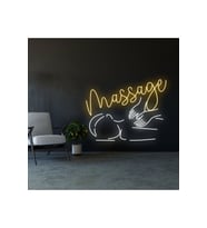 Massage Yazılı ve Şekilli Neon Tabela