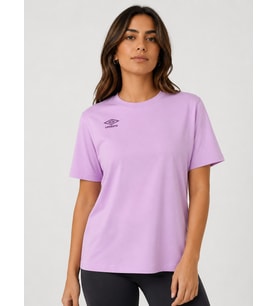 UMBRO Season Lila Pamuklu Kadın Spor Tişört - VF0510