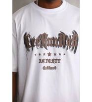 Erkek Baskılı T-Shirt Kısa Kol Bisiklet Yaka Regular Fit Tişört - Beyaz