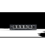 Ruijie-Reyee RG-ES105GD 5 Port 10-100-1000 Mbps Gbit Yönetilemez Switch Çelik Kasa