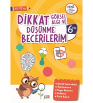 Minik Ada Dikkat, Görsel Algı Ve Düşünme Becerilerim 6 Yaş