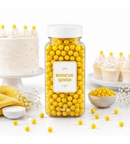 Dr. Gusto 8 Mm Sarı Boncuk Şeker 250 Gr