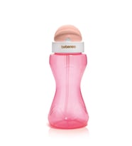 Pipetli Suluk Matara 300 ml - Pratik Kapaklı Pipetli Bebek Matarası (Pembe)