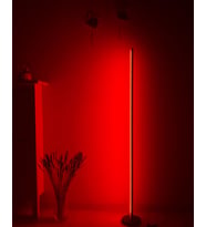 Led Lambader - Dekoratif, RGB Kumandalı Çok Renkli, Yuvarlak Ayaklı Led Işık - Led Lamba
