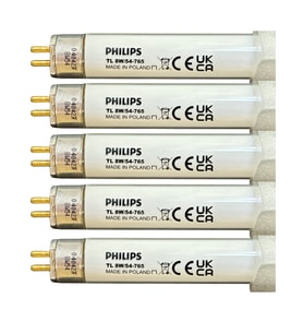 (5 Adet) Philips 8W 765 Beyaz Işık (6500K) G5 Duylu T5 Floresan