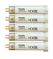 (5 Adet) Philips 8W 765 Beyaz Işık (6500K) G5 Duylu T5 Floresan