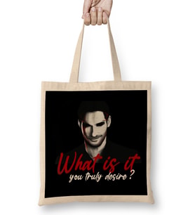 What Is It You Truly Desire Lucifer Bez Çanta Uzun Saplı