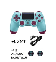 Playstation 4 DualShock Yeni Nesil V2 Gamepad + 1.5 MT Şarj Kablo + 1 Çift Analog Başlığı