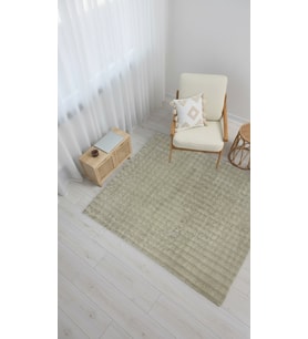 Dream Soft Bej Yumuşak Yüzeyli Kaymaz Makinede Yıkanabilir Halı