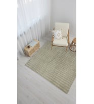 Dream Soft Bej Yumuşak Yüzeyli Kaymaz Makinede Yıkanabilir Halı