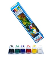 Akrilik Boya 6 Renk 20 ml 1 Paket Akrilik Boya Seti 6 lı Ahşap Tuval Taş Ağaç Boyamalar İçin İdea Boyama Seti (Karışık)