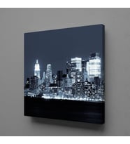 DENİZ VE EV KANVAS TABLO 160x160cm