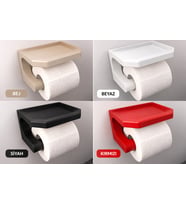 Duvara Monte Tuvalet Kağıtlığı Kapaklı WC Kağıt Havluluk Banyo Aksesuarı
