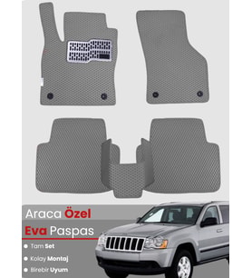JEEP GRAND CHEROKEE (2005-2010) Uyumlu EVA Paspas Tam Set–Araca Özel,Kolay Montaj,Su Geçirmez