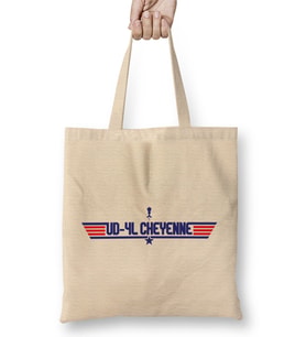 UD 4L Cheyenne Topgun Logo Aliens Bez Çanta Uzun Saplı