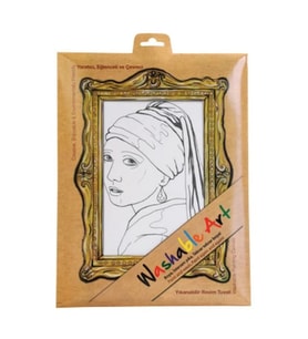 Funny Mat - Johannes Vermeer Gırl Wıth A Pearl Earrıng 25 X 35 Cm