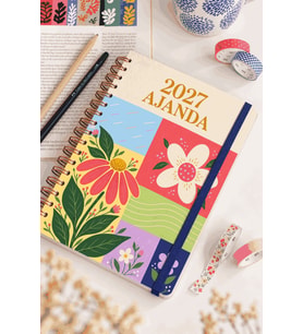 2027 Tarihli Akademik Ajanda – 176 Sayfa Sert Kapaklı Lastikli Spiral Planlayıcı