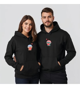 Sevgililer Günü Özel Kombin, 2 Ürün Kapüşonlu Hoodie Sweatshirt