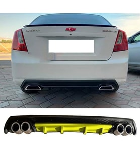 Chevrolet Lacetti Sarı Difüzör Çiftli Yuvarlak Egzoz Görünümlü D Tip Difizör