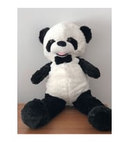 Sevimli Panda Peluş Oyuncak Dev Boy 75 Cm Hediyelik Uyku Arkadaşı (Çok Renkli)