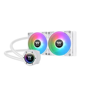 THERMALTAKE 240MM TH240 v2 CL-W364-PL12SW-A ARGB AM5-1851P SIVI SOĞUTMALI İŞLEMCİ FANI BEYAZ