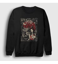 Presmono Unisex Siyah Universe Gojira Sweatshirt 414408tt