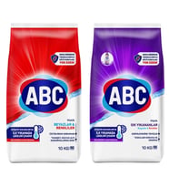 ABC Matik 10 kg Beyazlar ve Renkliler ve Sık Yıkananlar 2 li Paket