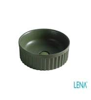 LENA TEZGAHÜSTÜ LAVABO (MAT YEŞİL) EY-4715MY