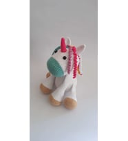 Unicorn Amigurumi Organik Oyuncak