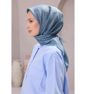 50 Belli Twill İpek Eşarp 4203D