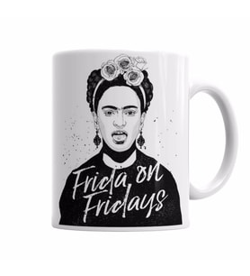 Frida Kahlo 4 Kupa Bardak Porselen