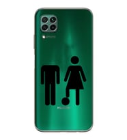 Huawei P40 Lite Uyumlu Baskılı Yumuşak Silikon Şeffaf Telefon Kılıfı