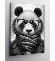 Kanvas Tablo Atkılı Panda