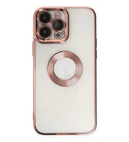 Newface Apple iPhone 14 Pro Max Kılıf Slot Silikon - Rose Gold