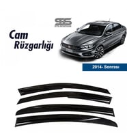 Cam Rüzgarlığı Fiat Egea 2014 Sonrası Mügen Tip Piano Black