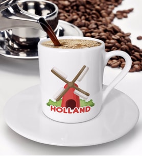 BK Gift Holland Tasarımlı Türk Kahvesi Fincanı - Model 1