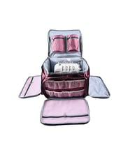 Overlok Ev Tipi Dikiş Makine Çantası  Overlok Çanta Hurcu  Profesyonel Dikiş Makinesi Çantası  Pembe