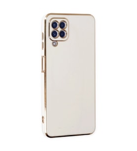 Galaxy A12 Kılıf Volet - Beyaz