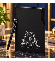BK Gift Kişiye Özel 374 Termo Deri Tarihli Ajanda & Siyah Touch Pen Tükenmez Kalem-8