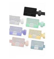 Mey İthalat® Bluetooth Touchpad Klavye Ultra İnce Taşınabilir Q Klavye